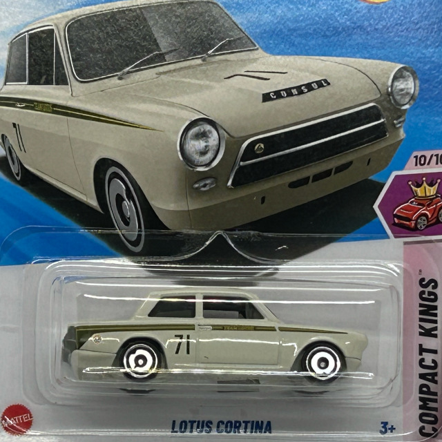 2025 HW Compact Kings / Lotus Cortina / ロータスコルティナUSA Card