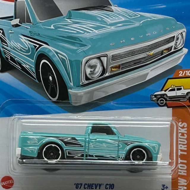 2025 HW Hot Trucks / '67 Chevy C10 / '67 シェビー C10 / USA Card