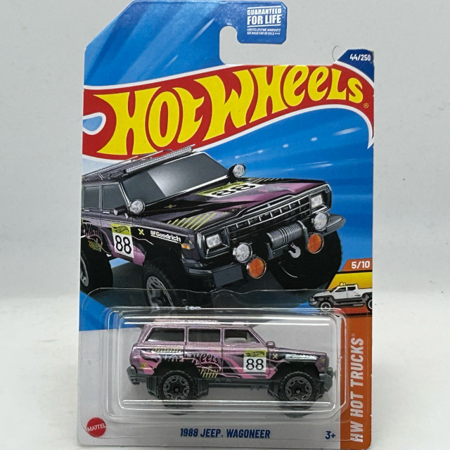 2025 HW Hot Trucks / 1988 Jeep Wagoneer / 1988 ジープ ワゴニア / USA Card