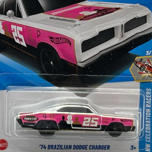 2025 HW Celebration Racers / 1974 Brazilian Dodge Charger / 1974 ブラジリアン ダッジ チャージャー
