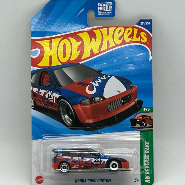 2025 HW Reverse Rake / Honda Civic Custom USA Card / ホンダ シビック カスタム USAカード