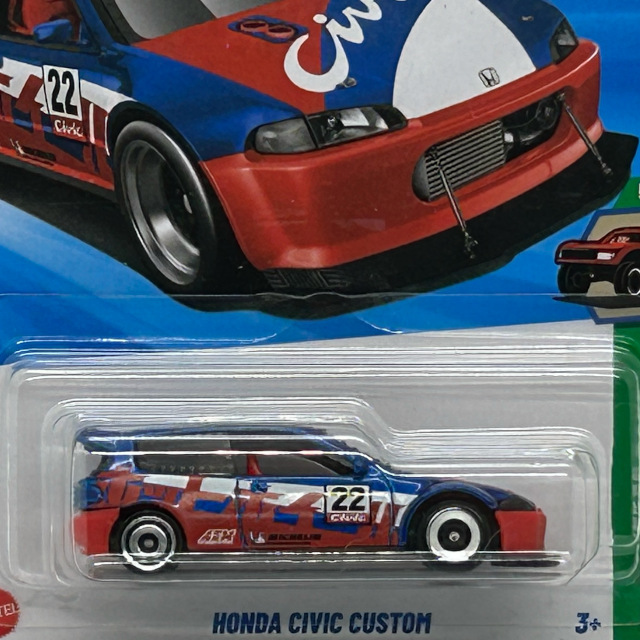 2025 HW Reverse Rake / Honda Civic Custom USA Card / ホンダ シビック カスタム USAカード
