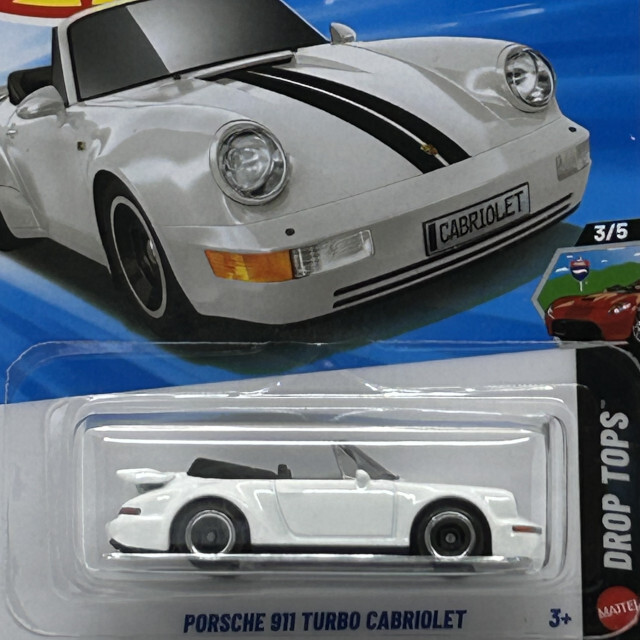 2026 HW Drop Tops / Porsche 911 Turbo Cabriolet / ポルシェ 911 ターボ カプリオレ