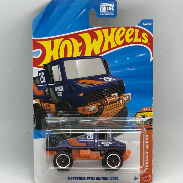 2026 HW Truckin Along / Mercedes-Benz Unimog 1300L / メルセデス ベンツ ウニモグ 1300L