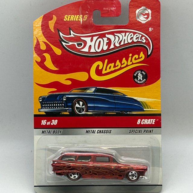 2009 HW Classics Series 5 / 8 Crate RED / 8 クレート