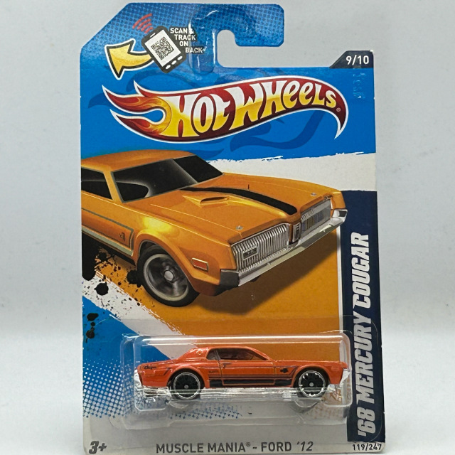 2012 HW Muscle Mania / 68 Mercury Cougar / 68 マーキュリー クーガー