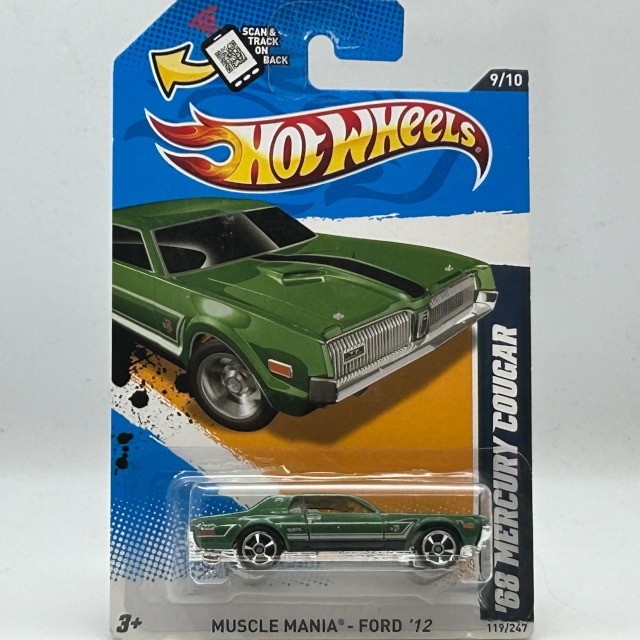 2012 HW Muscle Mania / 68 Mercury Cougar / 68 マーキュリー クーガー