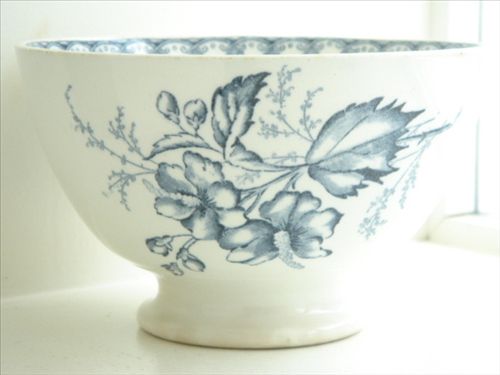 アンティーク カフェオレボウル VEGA U&C Sarreguemines