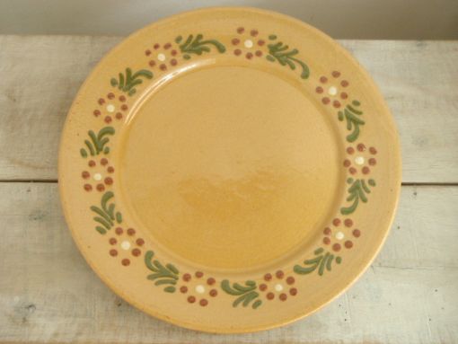 スフレンハイム焼き 花柄 デザートプレート