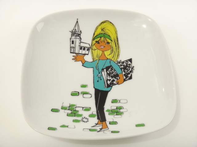 ルフォール・オプノ ビンテージ小皿 LIMOGES製 Lefor Openo