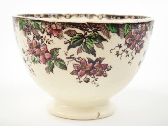 小さなアンティークカフェオレボウル ALPHAND U&C SARREGUEMINES製