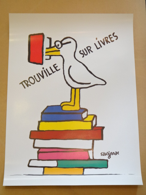 サヴィニャック オリジナルポスター TROUVILLE SUR LIVRES