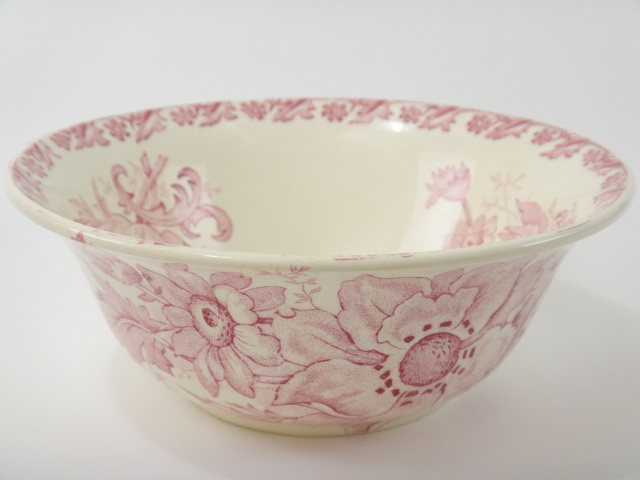 フランス アンティーク ボウル ANEMONE Saint Amand製