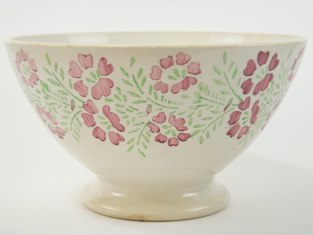 フランス アンティーク カフェオレボウル 花 Digoin製