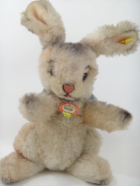 アンティーク シュタイフ ウサギ Steiff Dralon 25cmサイズ