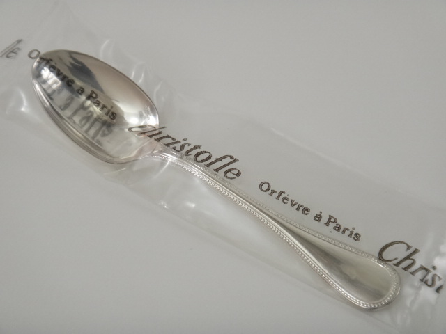 クリストフル パール 未開封 デミタススプーン 4点 クリストフル パール デミタススプーン 未開封 Christofle Perles
