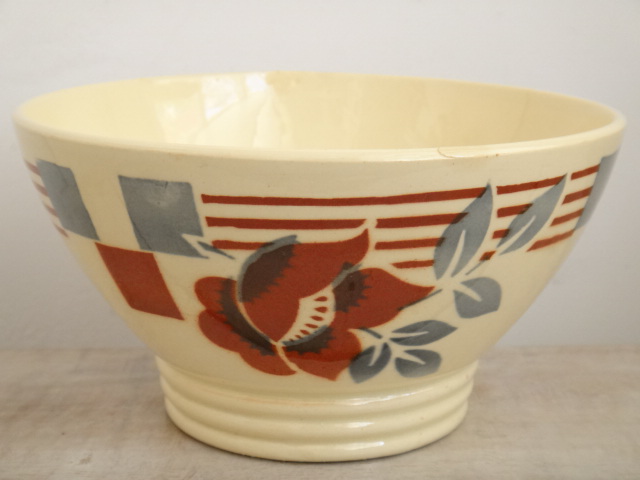 フランス アンティーク カフェオレボウル Digoin製