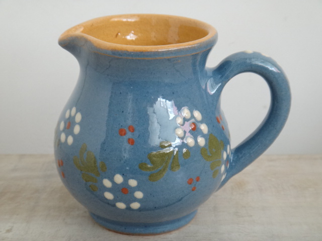 アルザス地方 スフレンハイム焼き 花 小さなピッチャー