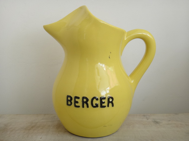 BERGER ピッチャー 陶器製