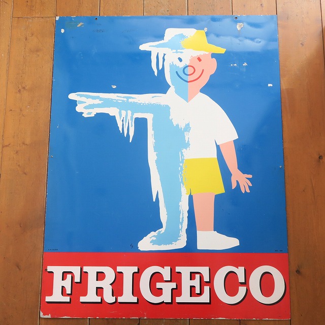 サヴィニャック ビンテージ看板 FRIGECO SAVIGNAC