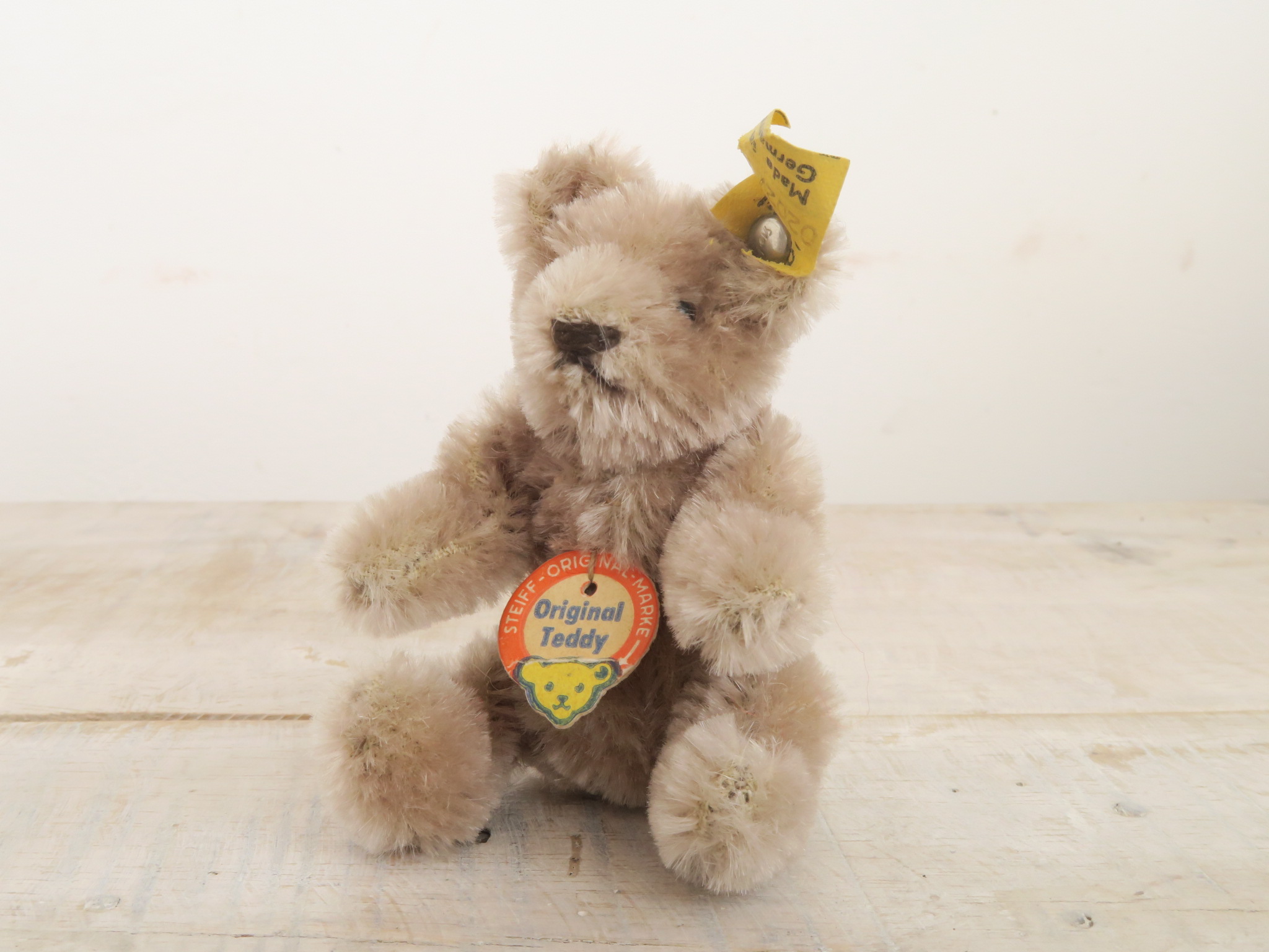 アンティーク シュタイフ オリジナル テディベア Steiff Original Teddy 11cm
