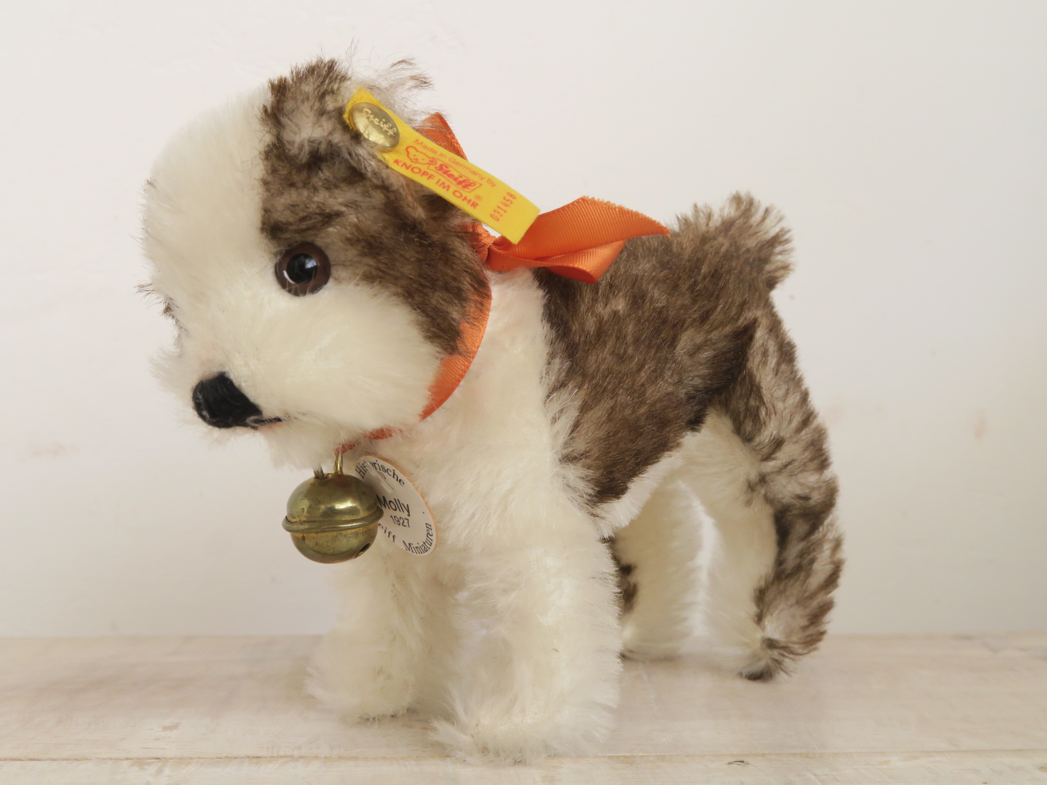 シュタイフ 復刻版 子犬 Steiff Molly 1927 16cm
