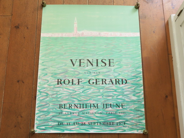 ロルフ・ジェラルド ヴェニス ビンテージポスター Rolf Gerard VENISE