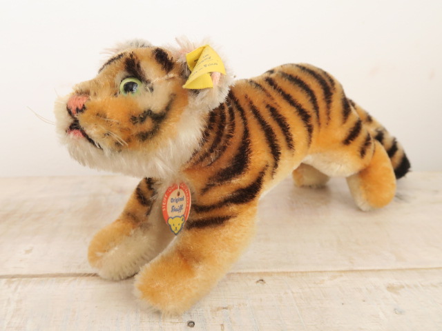 アンティーク シュタイフ トラ Steiff Tiger Cub 10cm