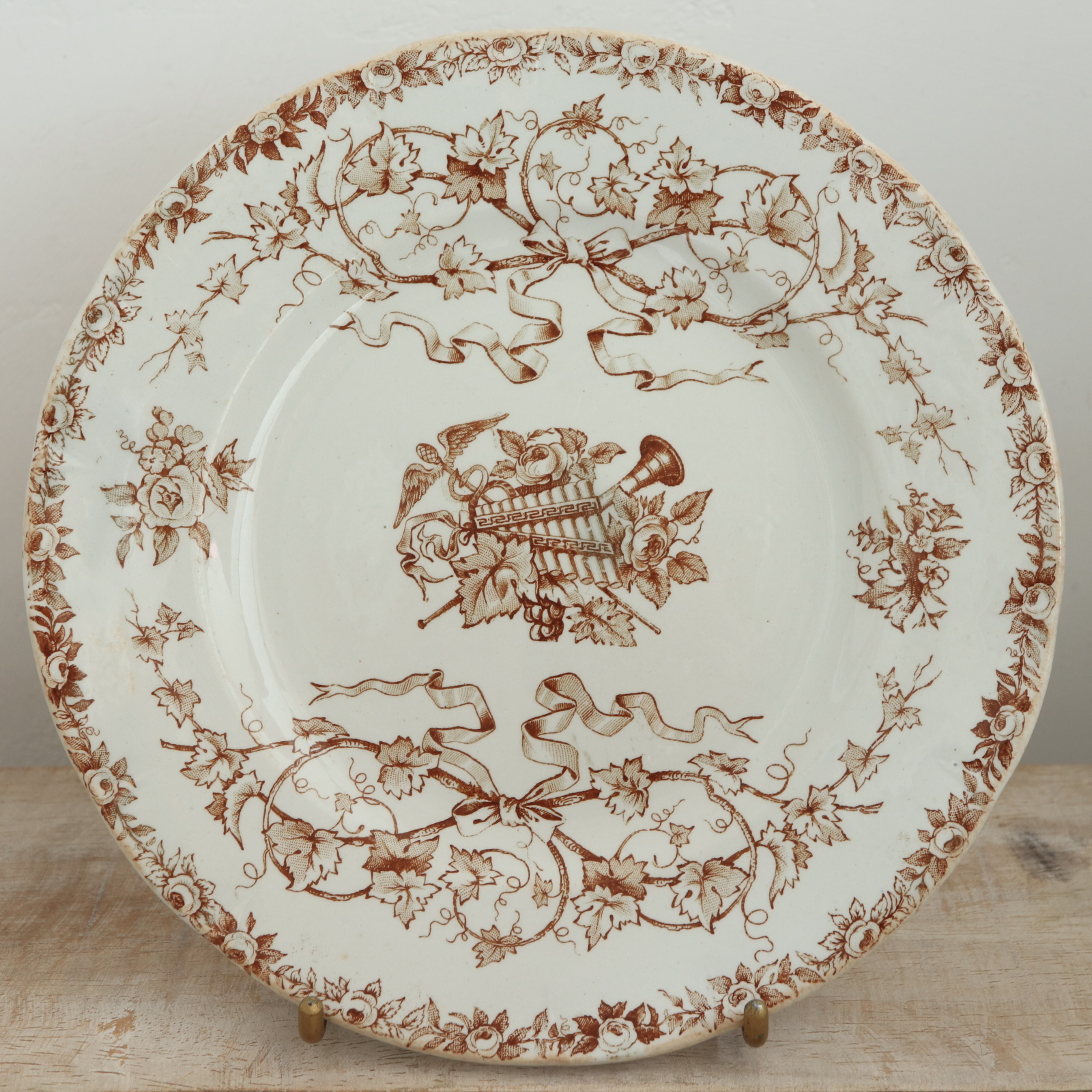 アンティーク プレート デザート皿 CRANIT フランス ショワジールロワ