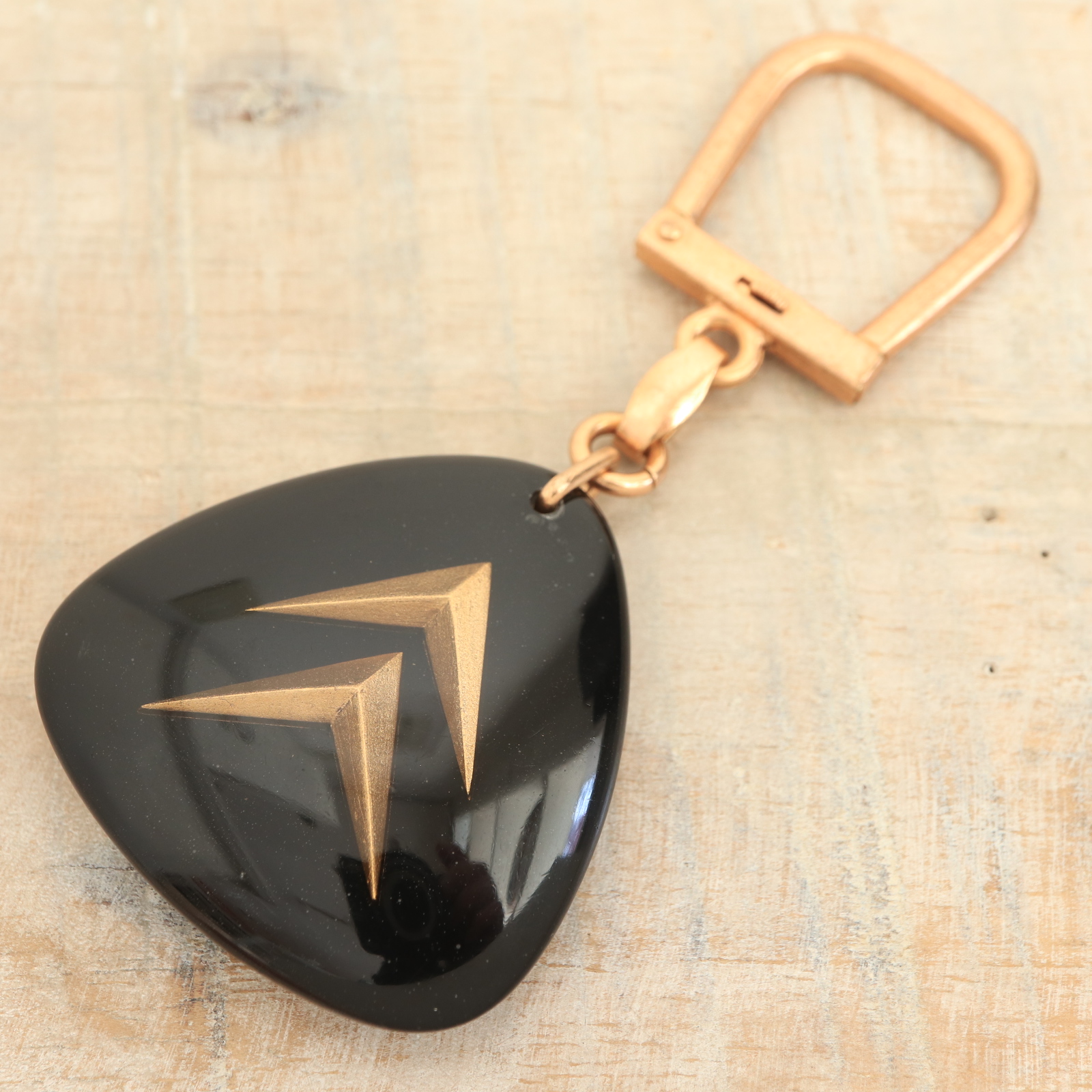 ブルボンキーホルダー シトロエン ダブルシェブロン ブラック CITROEN