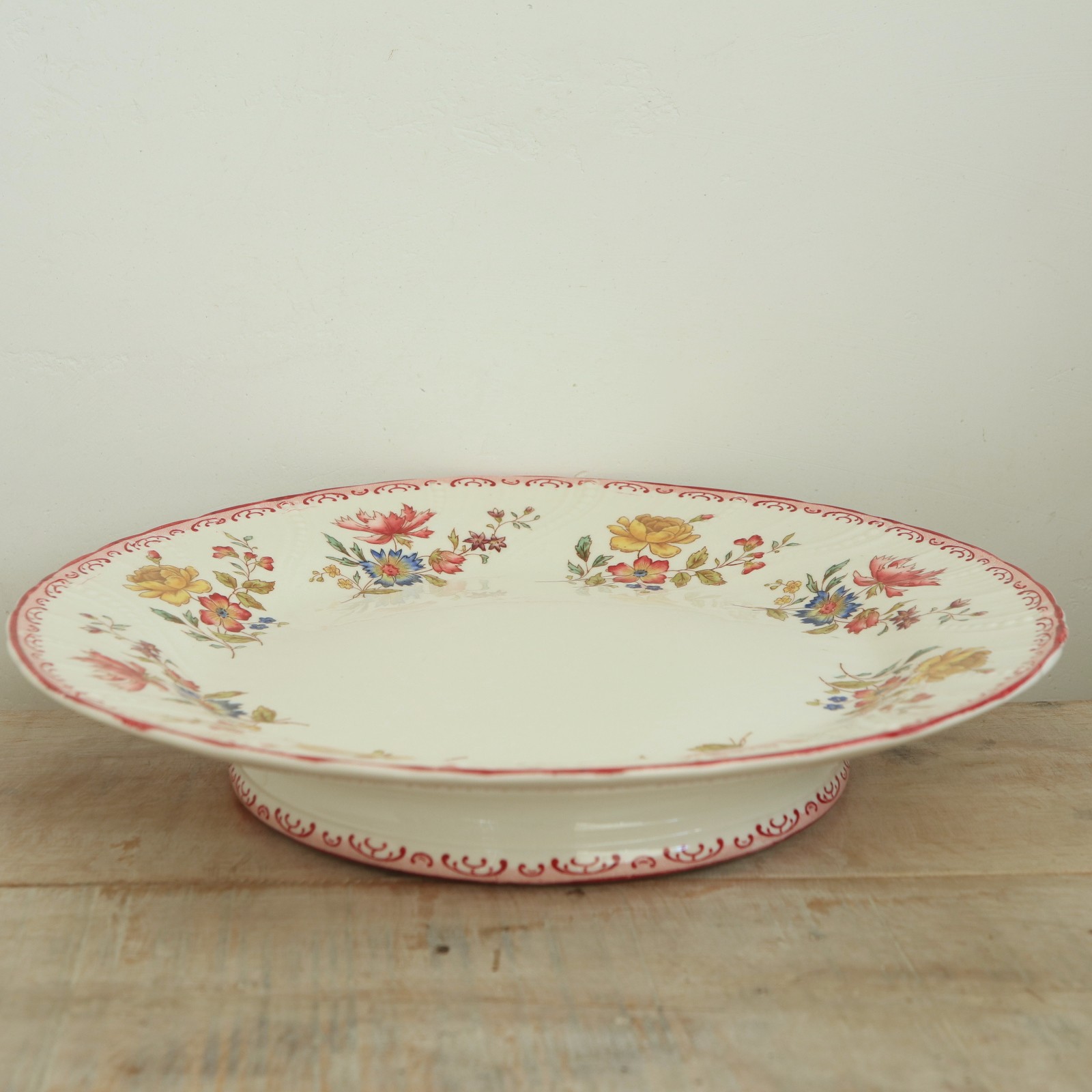 アンティークコンポティエ デコール19  DECOR19 フランス サルグミンヌ製 FAIENCERIES SARREGUEMINES