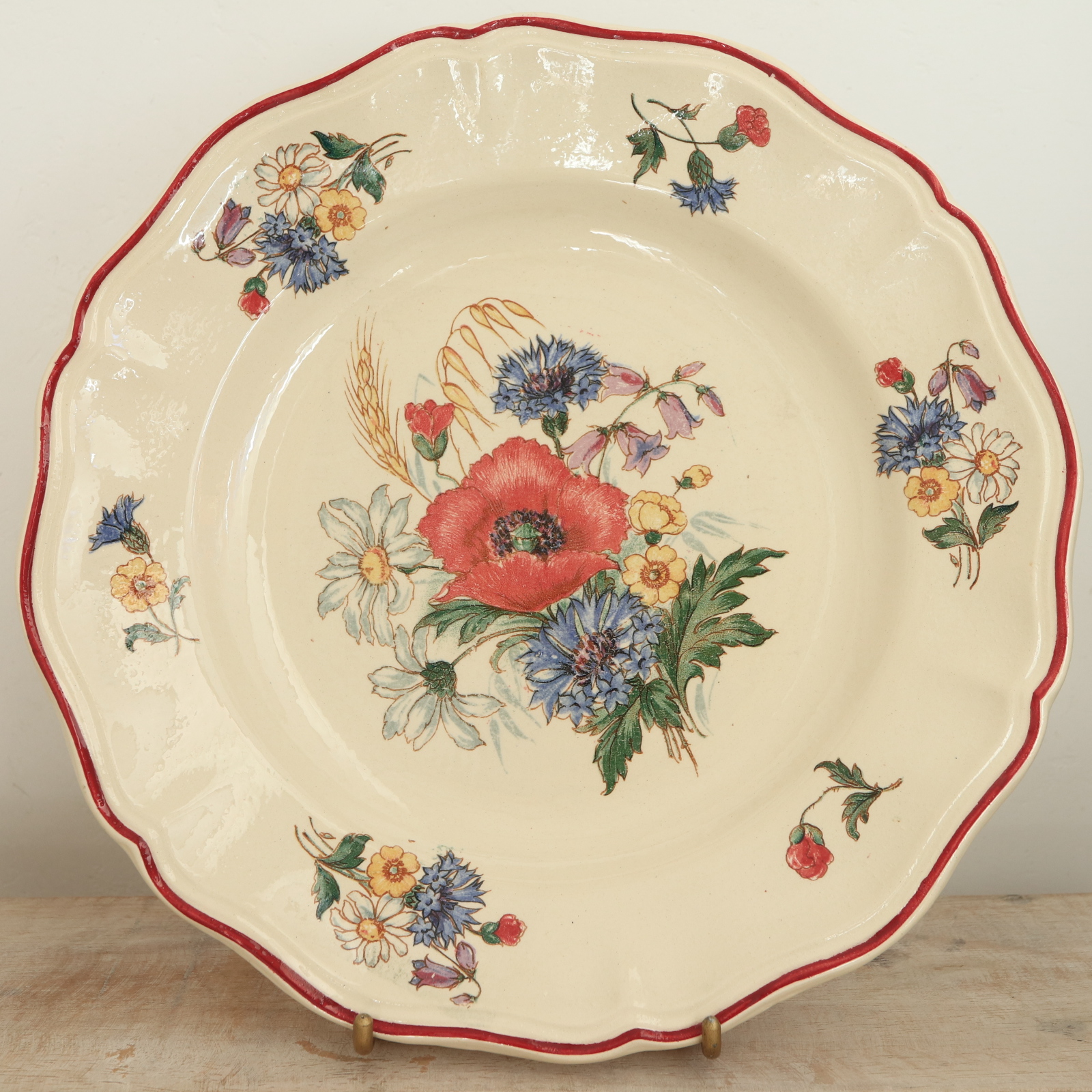 アンティーク プレート アグレスト 皿 フランス サルグミンヌ製