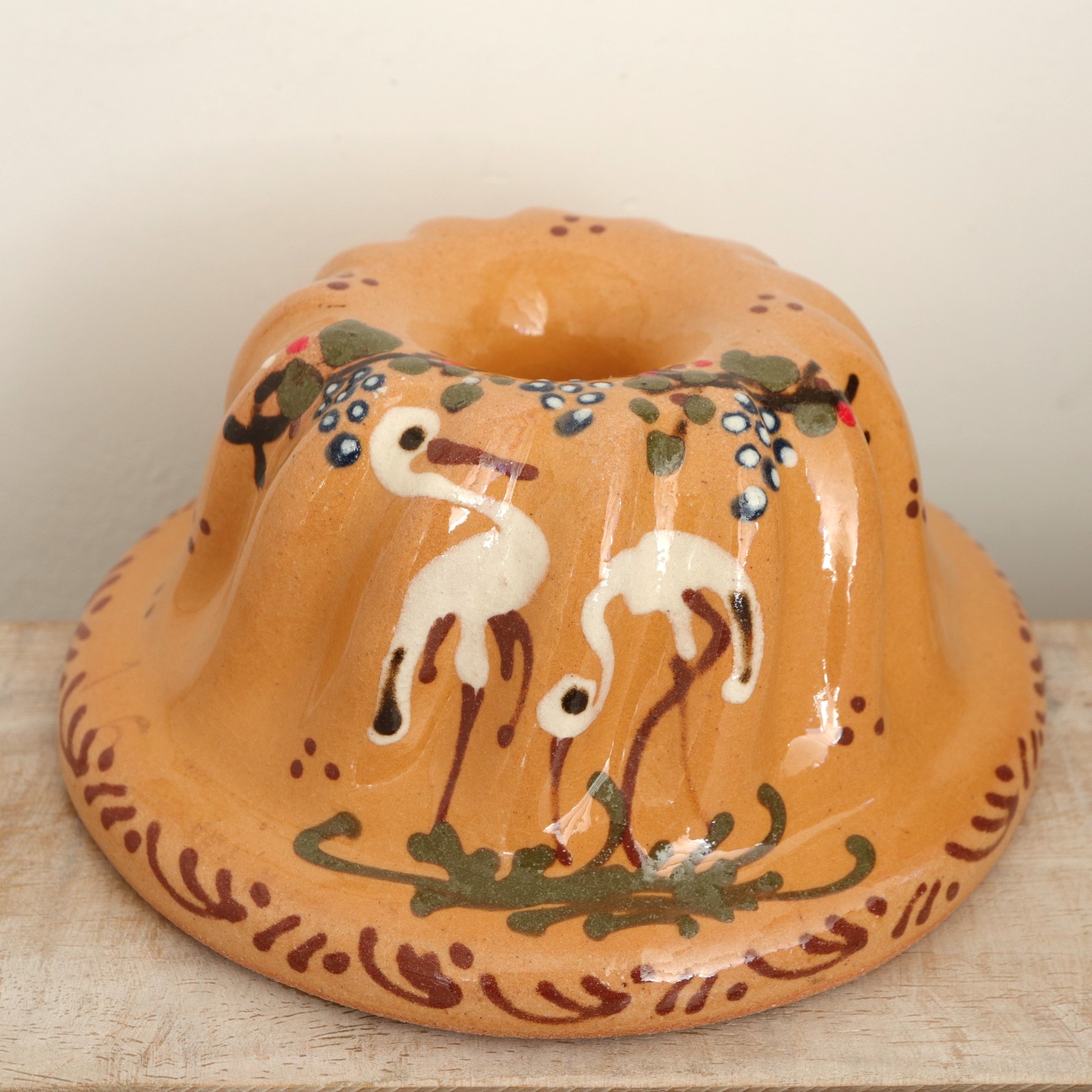 クグロフ型 コウノトリ ナチュラル 16cmサイズ アルザス地方