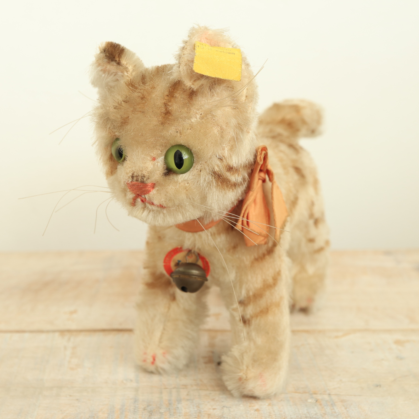 アンティーク シュタイフ ネコ Steiff Cat Tapsy 15cm