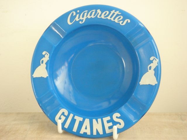 GITANES ジタン ビンテージ 灰皿 OPALEX ガラス製