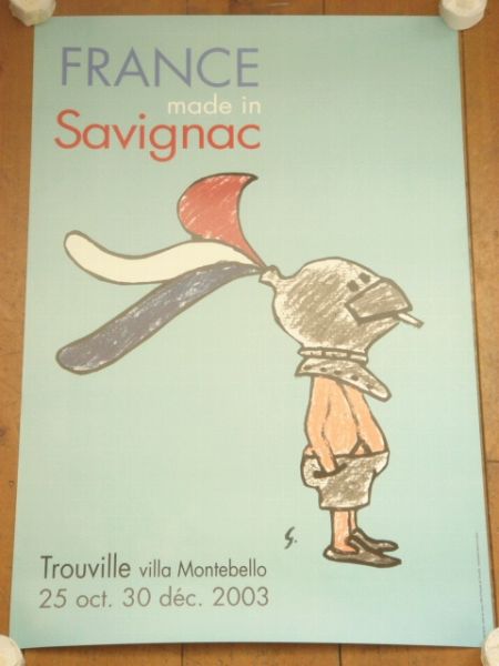 Savignac サヴィニャックポスター FRANCE made in Savignac