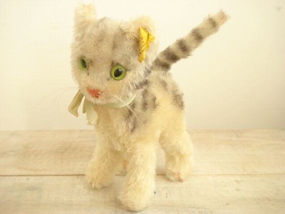 アンティーク シュタイフ Steiff ネコのLizzy Mサイズ