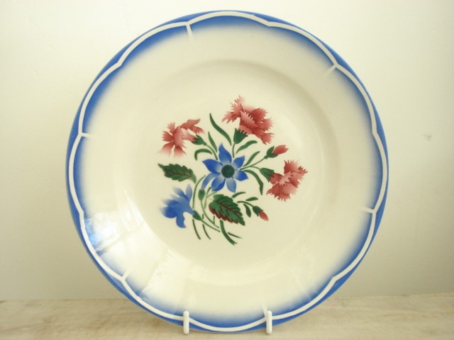 アンティーク皿 ELORN SARREGUEMINES & DIGOIN製