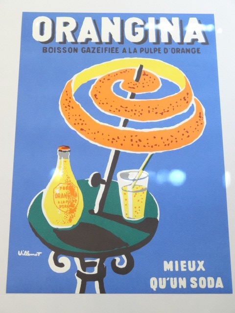 ORANGINA オランジーナ オリジナルポスター VILLEMOT ヴェルナー