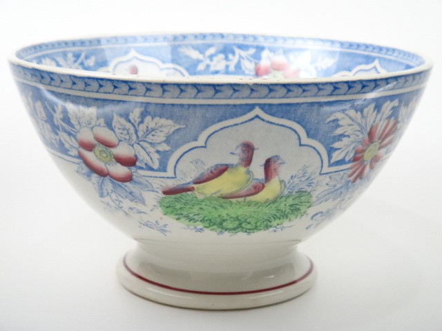 ンティークカフェオレボウル  Sarreguemines製