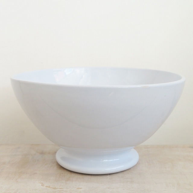 アンティーク カフェオレボウル 淡いブルー Digoin & Sarreguemines