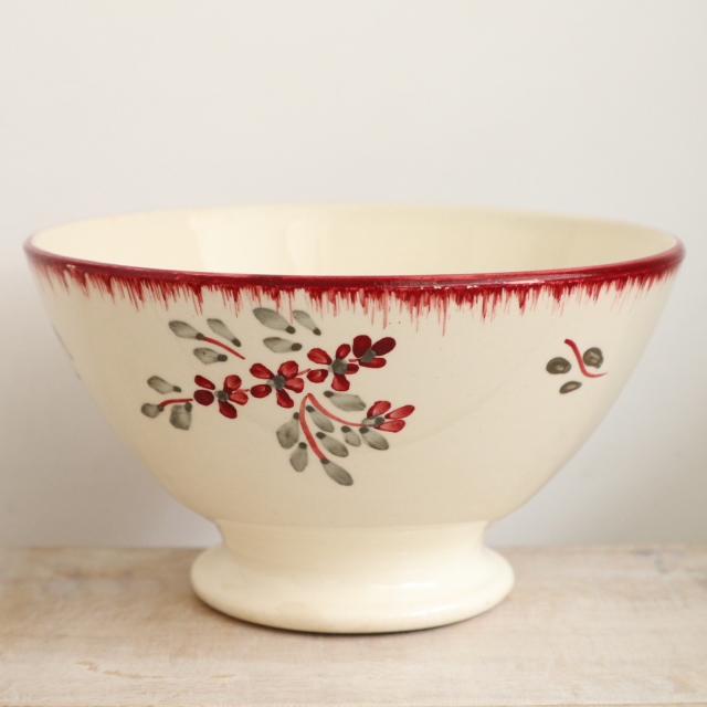 アンティーク カフェオレボウル PERIGORD フランス サルグミンヌ製 SARREGUEMINES