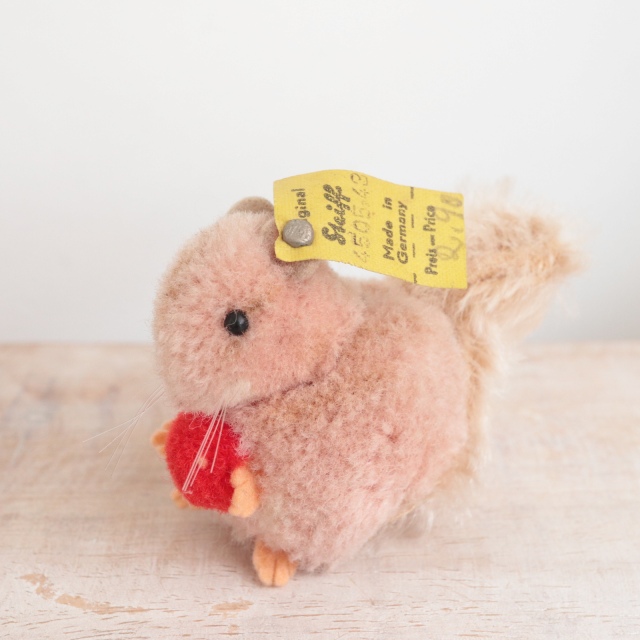 アンティーク シュタイフ リス ウーレン ミニチュア Steiff 5cm