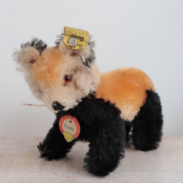 アンティーク シュタイフ レッサーパンダ Steiff Pandy 10cm