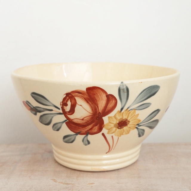 アンティーク カフェオレボウル フランス ディゴワン&サルグミンヌ製 DIGOIN & SARREGUEMINES