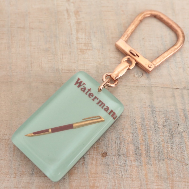 最新最全のをすべて ブルボンキーホルダー 万年筆 ウォーターマン WATERMAN アンティーク雑貨