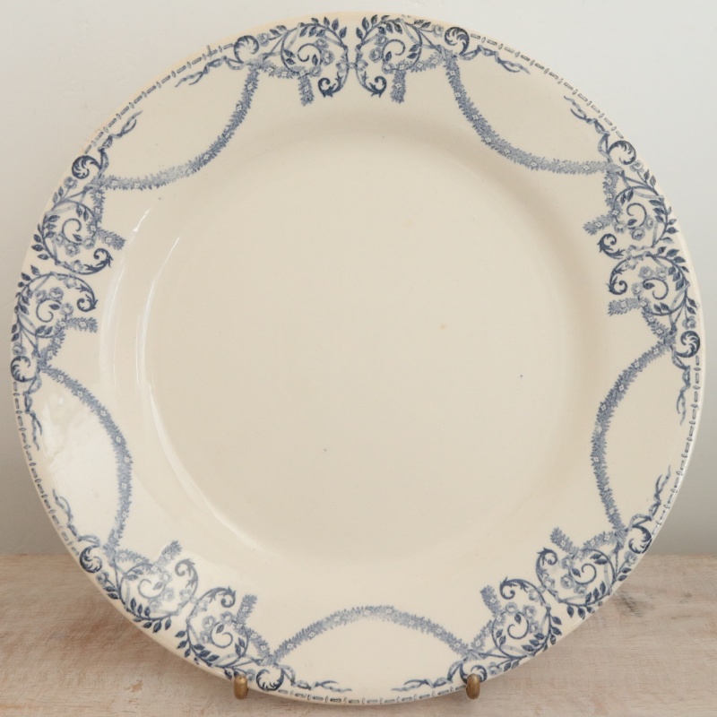 アンティーク プレート NAPOLEON 皿 フランス クレイユモントロー製 Creil Montereau