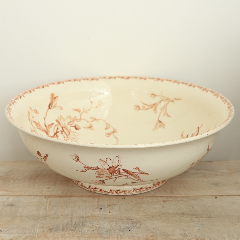 アンティーク サラディエール MARGUERITE マーガレット フランス リュネヴィル製 KG Luneville