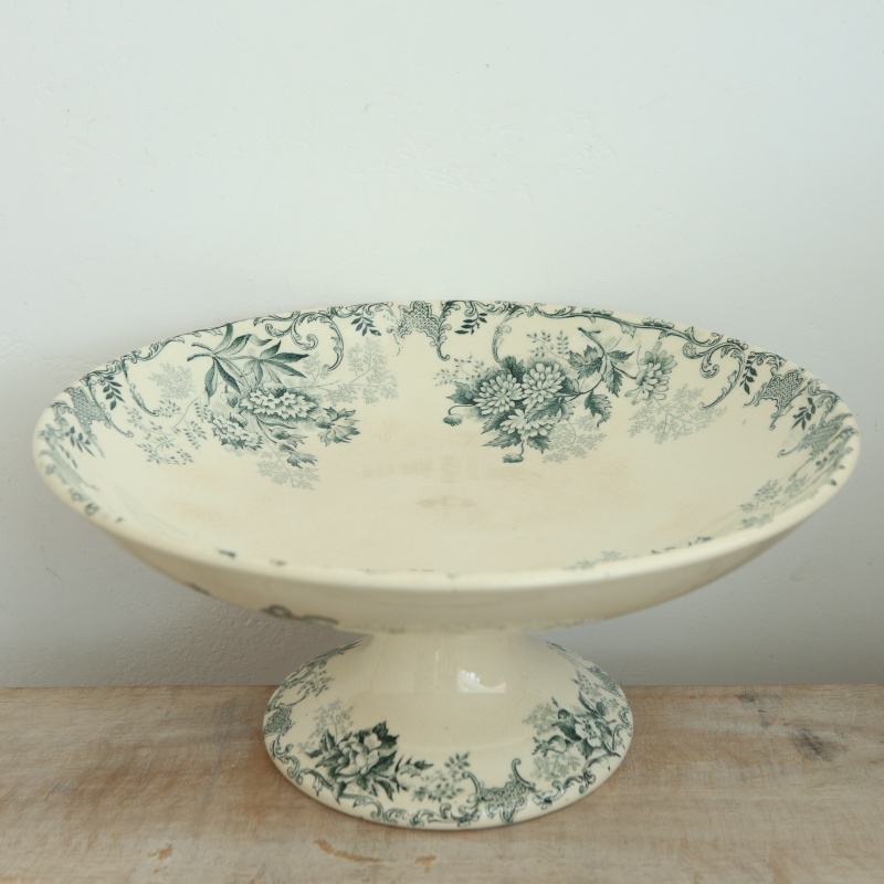 アンティーク コンポティエ FLOREAL フランス ショワジールロワ製