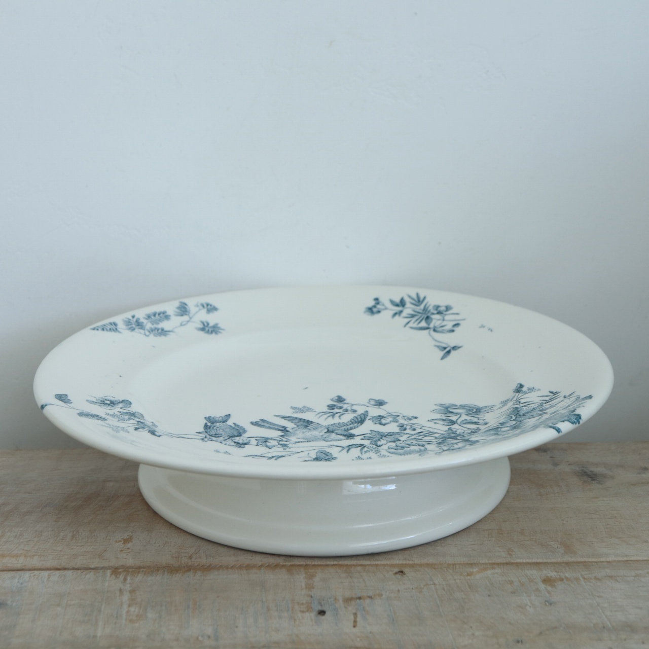 アンティーク コンポティエ 小鳥  MIGNON フランス ロンウィー製 LONGWY